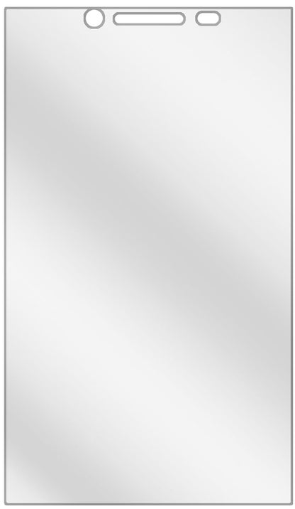 dipos Displayschutz für Blackberry Key 2, transparente Oberfläche, geringe Dicke und perfekte Passform