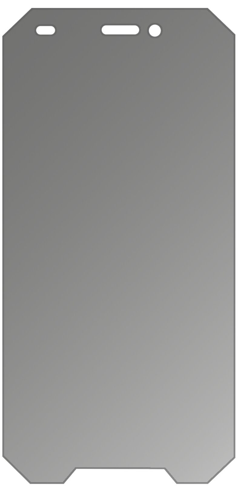dipos Displayschutz für Blackview BV4000, mattierte Oberfläche, Blickschutzfilter und perfekter Passform