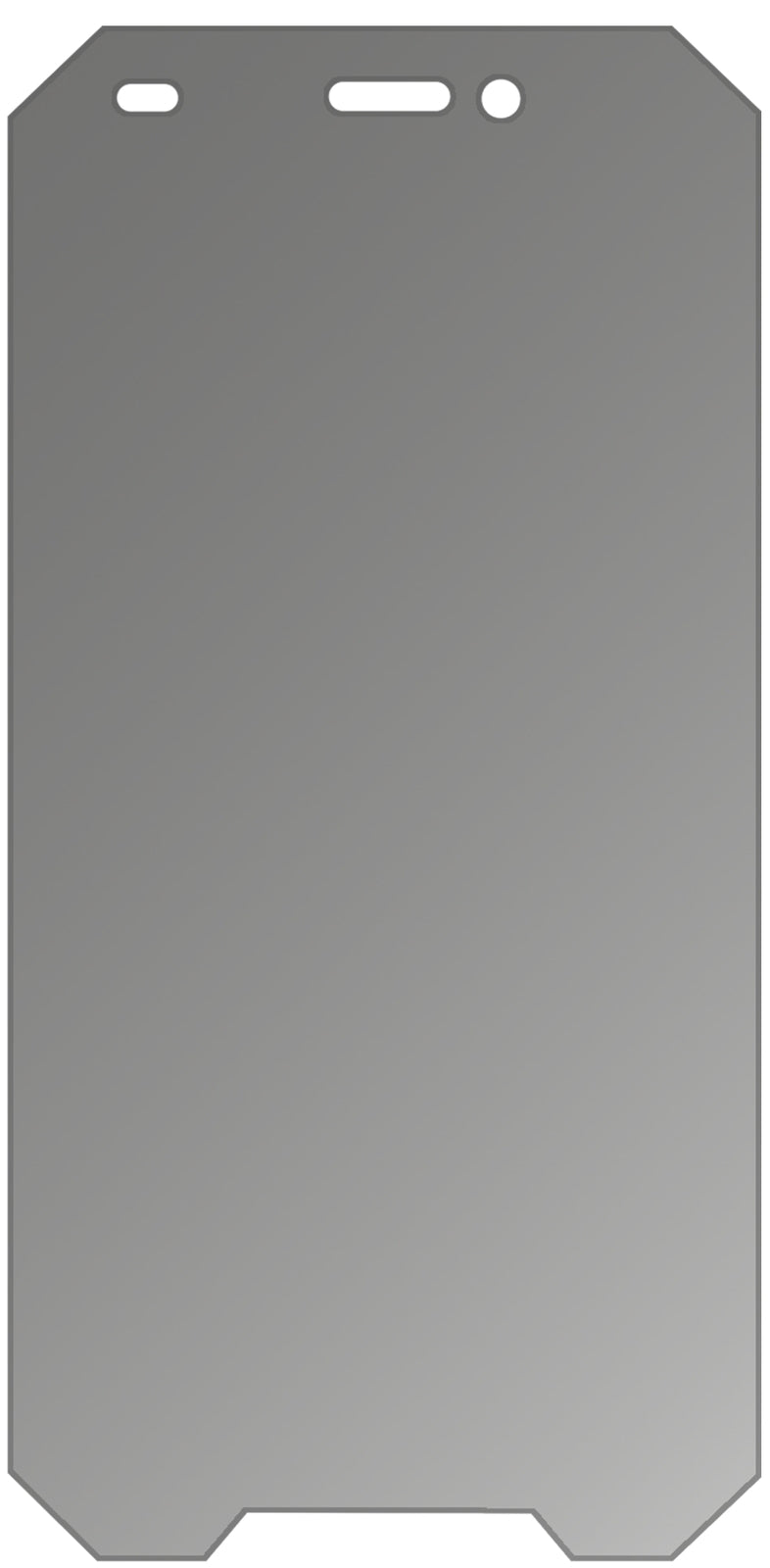 dipos Displayschutz für Blackview BV4000, mattierte Oberfläche, Blickschutzfilter und perfekter Passform