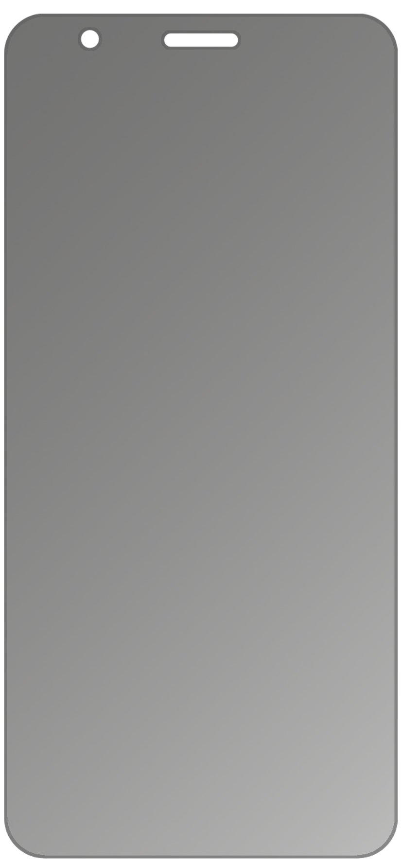 dipos Displayschutz für Blackview BV6600, mattierte Oberfläche, Blickschutzfilter und perfekter Passform