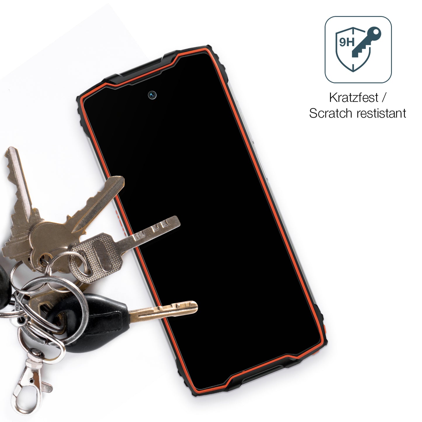 dipos Displayschutz für Blackview BV9300 Pro, mattierte Oberfläche, robuste Festigkeit und perfekte Passform
