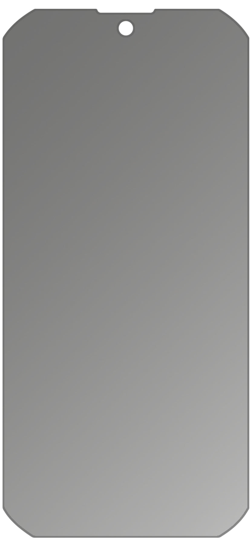 dipos Displayschutz für Blackview BV9900 Pro, mattierte Oberfläche, Blickschutzfilter und perfekter Passform