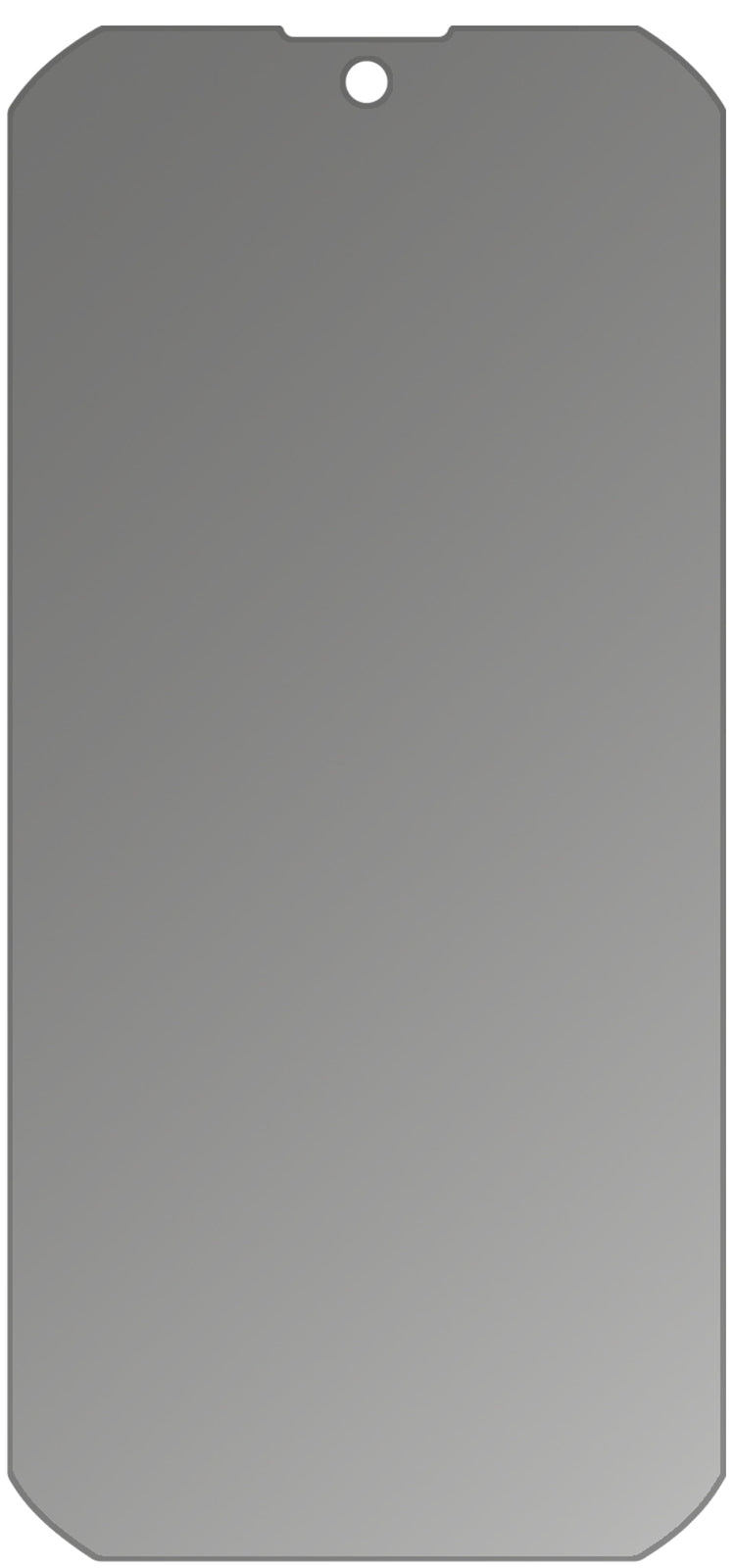 dipos Displayschutz für Blackview BV9900E, mattierte Oberfläche, Blickschutzfilter und perfekter Passform