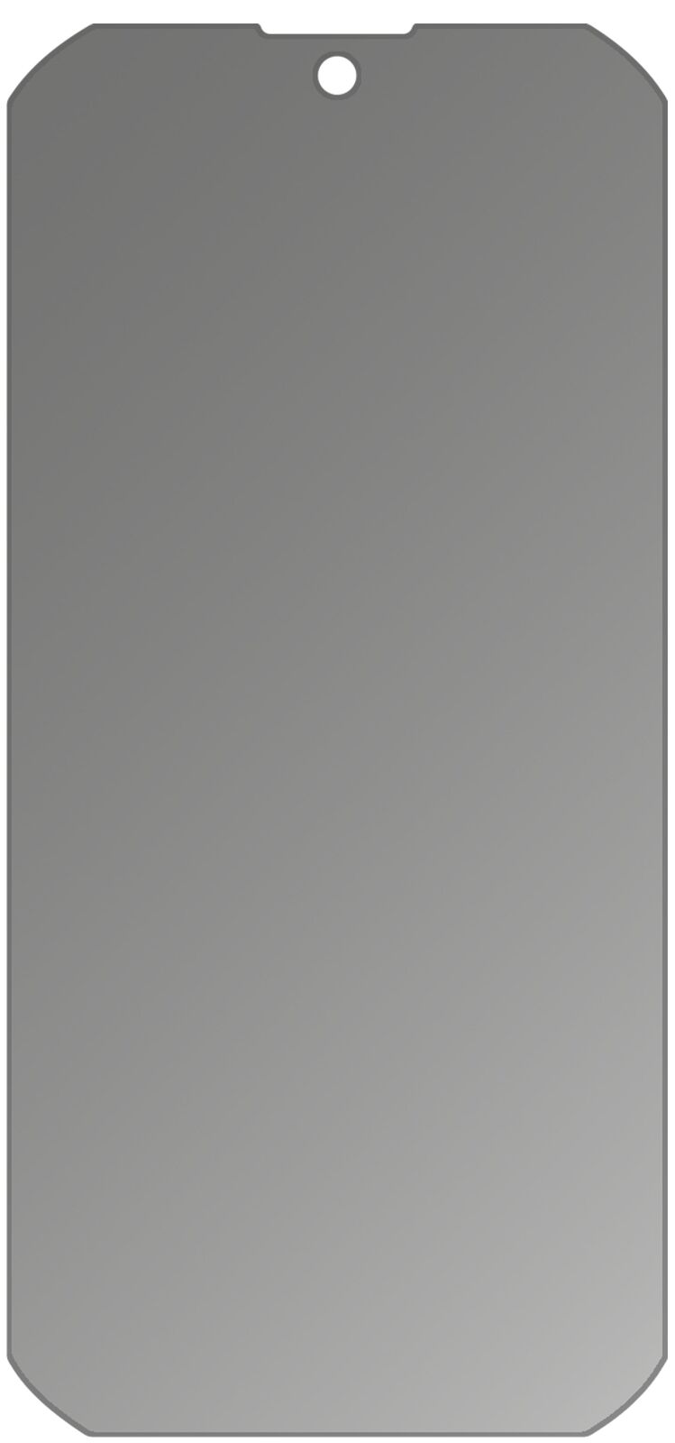 dipos Displayschutz für Blackview BV9900E, mattierte Oberfläche, Blickschutzfilter und perfekter Passform
