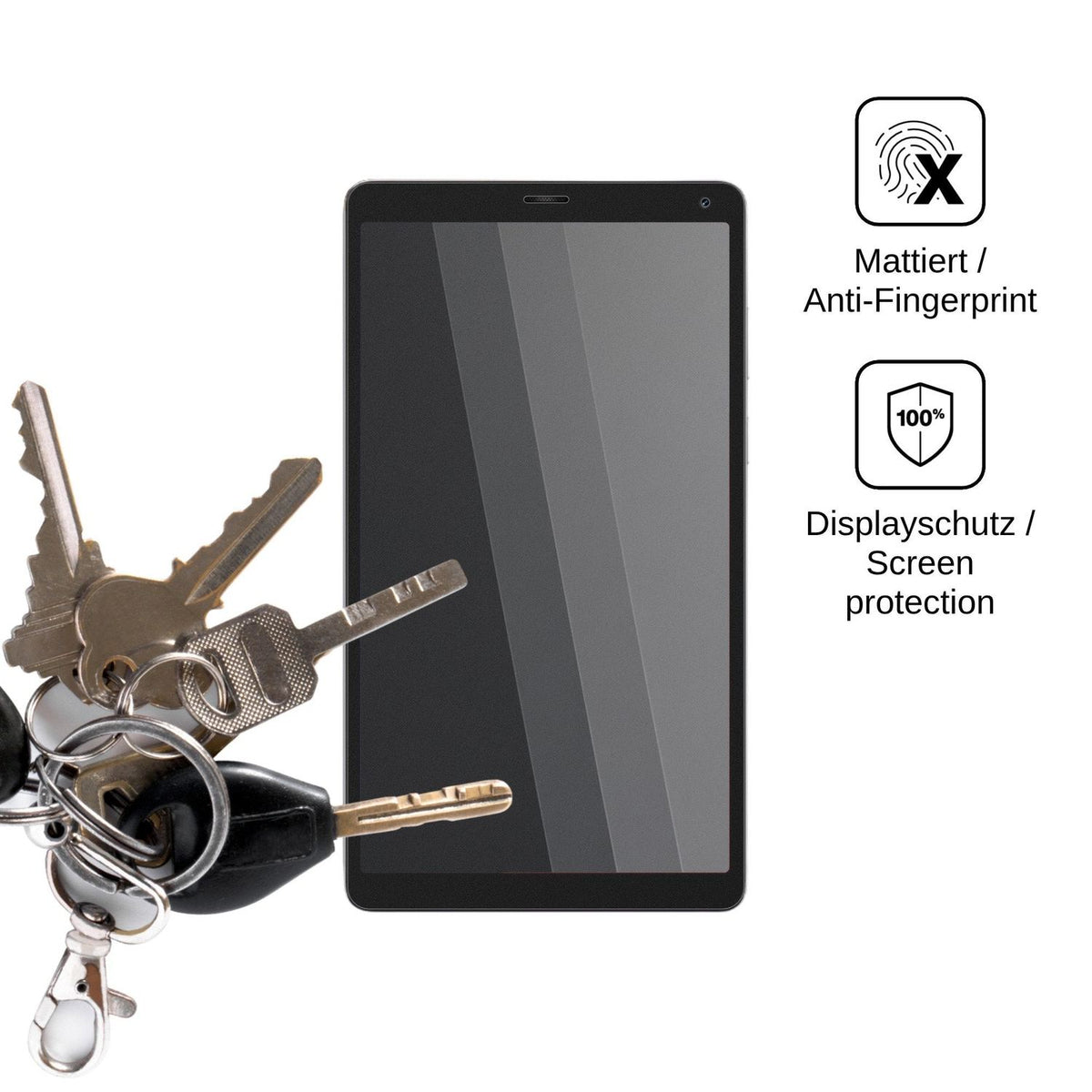 Blickschutzfolie für Blackview Wave 3 matt Schutzfolie Privacy