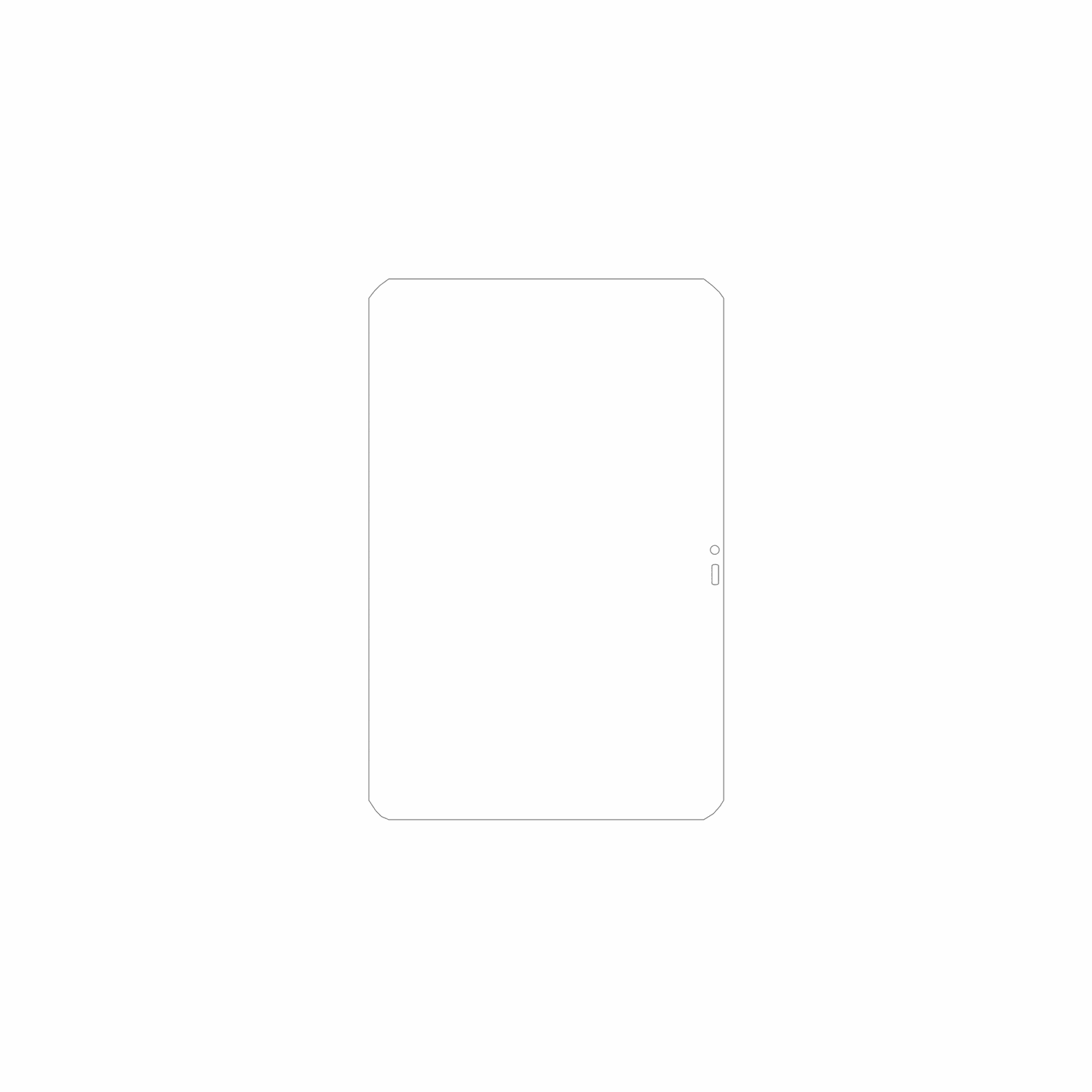 dipos Displayschutz für blackviewactive 12 pro 5g outdoor, mattierte Oberfläche, geringe Dicke und perfekte Passform