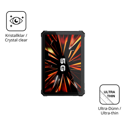Dünne und klare Folie passend zugeschnitten für blackviewactive 12 pro 5g outdoor