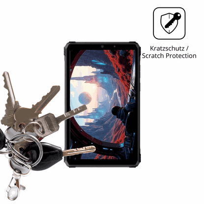 Schutz gegen Kratzer auf dem blackviewactive 5 outdoor Glas durch Schlüssel oder Ähnliches