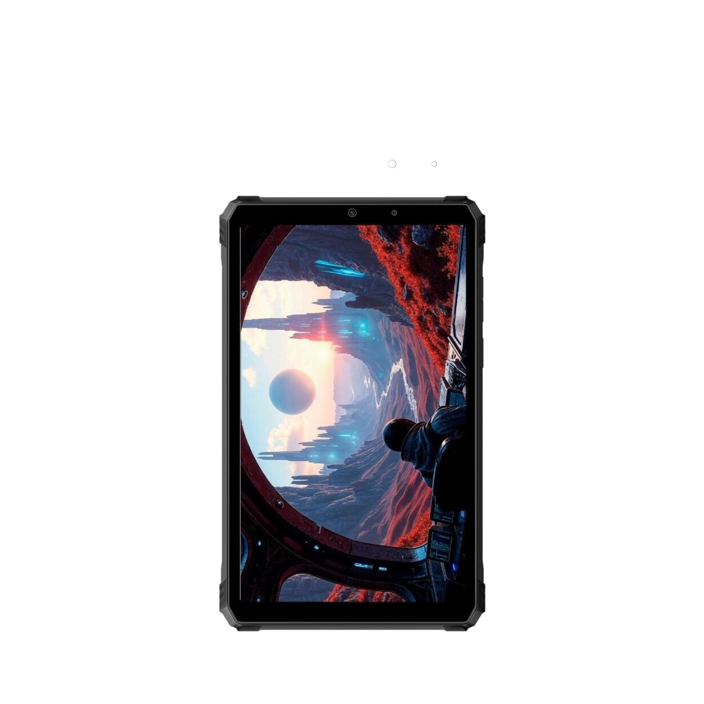 blackviewactive 5 outdoor mit aufgebrachtem dipos Displayschutz, der seitliche Einblicke blockiert