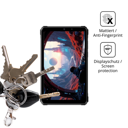 dipos Displayschutz für blackviewactive 5 outdoor, mattierte Oberfläche, Blickschutzfilter und perfekter Passform