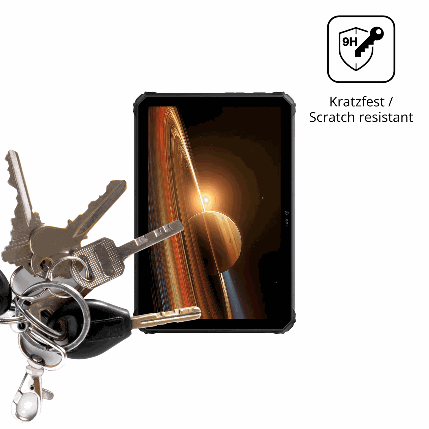 dipos Displayschutz für Blackview Active 7, mattierte Oberfläche, robuste Festigkeit und perfekte Passform