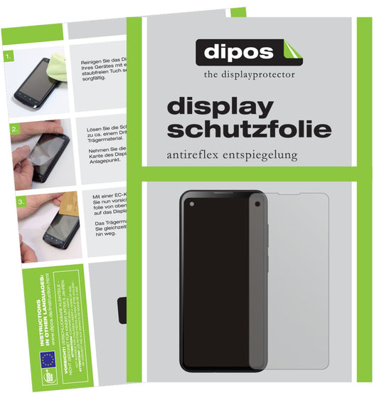 Matte Displayschutzfolie von dipos passend für Blackview BL5000, präziser Zuschnitt und blasenfrei montiert