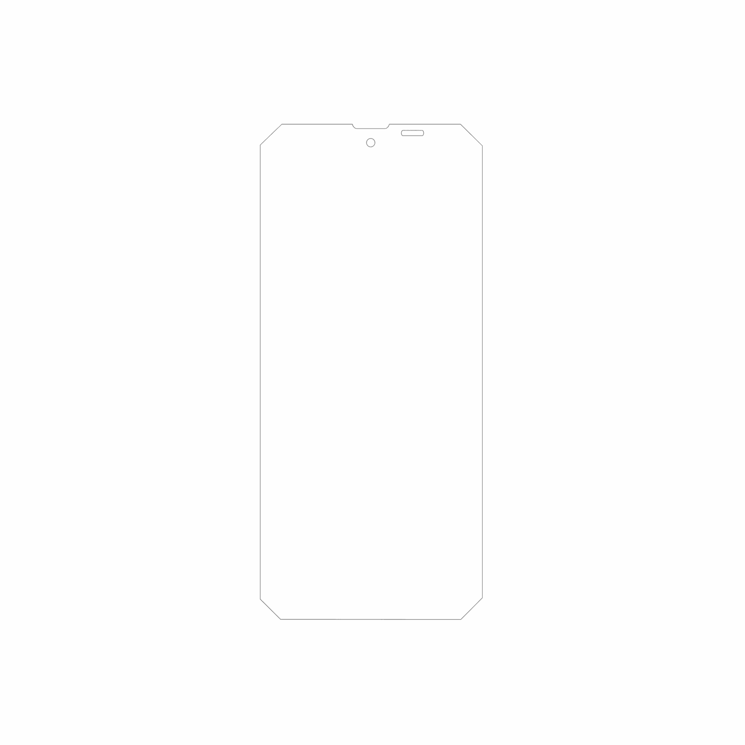 dipos Displayschutz für Blackview Fort 100, mattierte Oberfläche, geringe Dicke und perfekte Passform