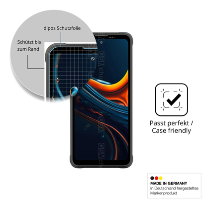 Besonders flexibler Displayschutz mit Anti-Shock-Schicht im Materialmix