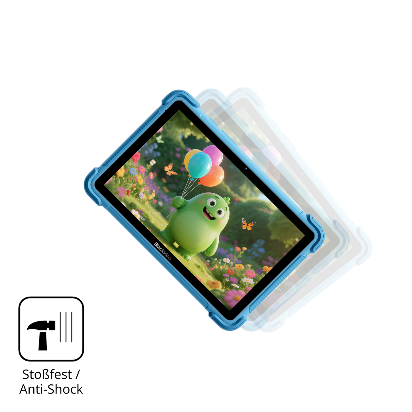 Schutz gegen Kratzer auf dem Blackview Link 1 Kids Glas durch Schlüssel, Stöße gegen die Tischkante oder Stürze