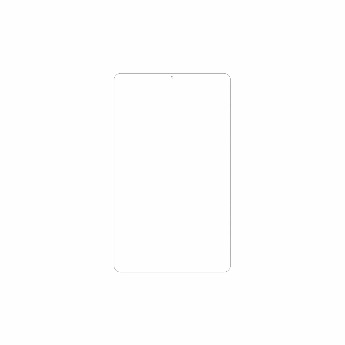 dipos Displayschutz für Blackview Link2 8 Zoll, mattierte Oberfläche, geringe Dicke und perfekte Passform