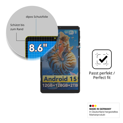 Schutz gegen Kratzer auf dem Blackview Link2 8 Zoll Glas durch Schlüssel oder Ähnliches