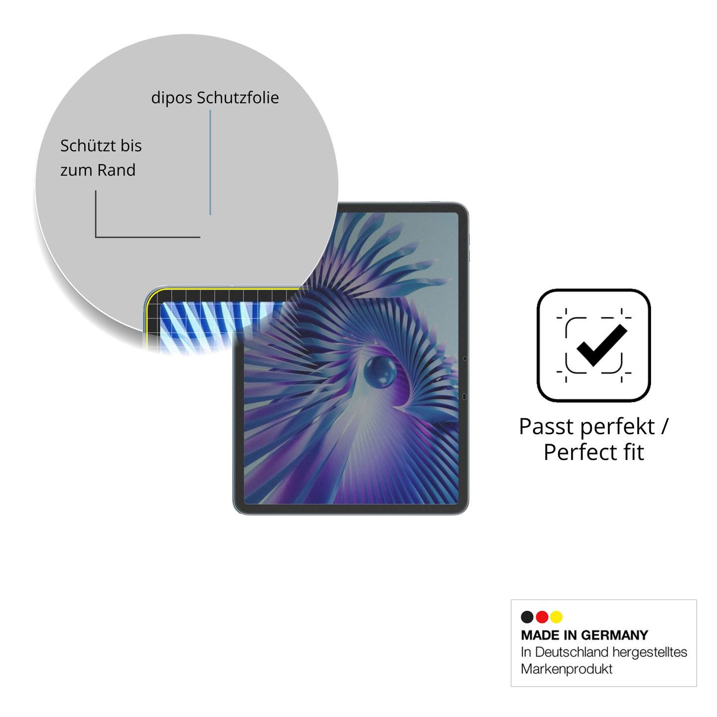 Schutz gegen Kratzer auf dem Blackview Link8 Glas durch Schlüssel oder Ähnliches