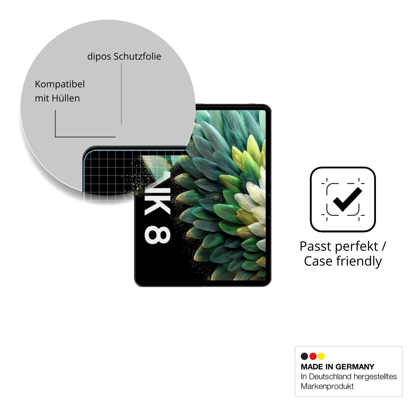 2x Schutzfolie klar für Blackview Link 8 Display-Schutzfolie