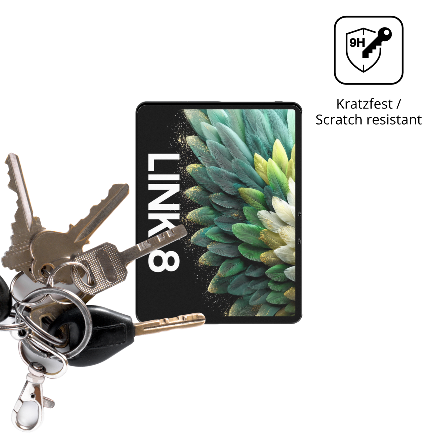 2x 9H Schutzfolie matt für Blackview Link 8 Panzerfolie