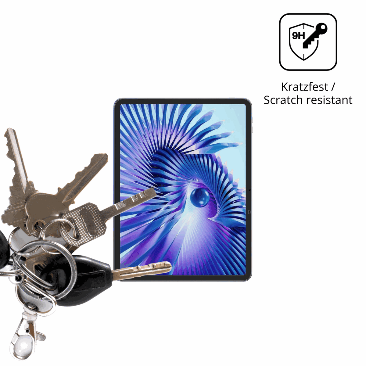 dipos Displayschutz für Blackview Link8, transparente Oberfläche, perfekte Passform auch für die Rundungen