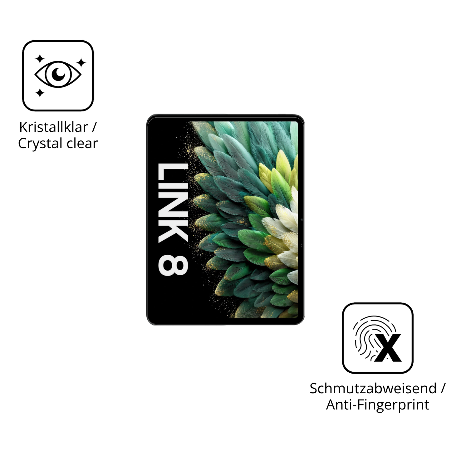 2x 9H Schutzfolie für Blackview Link 8 Panzerfolie