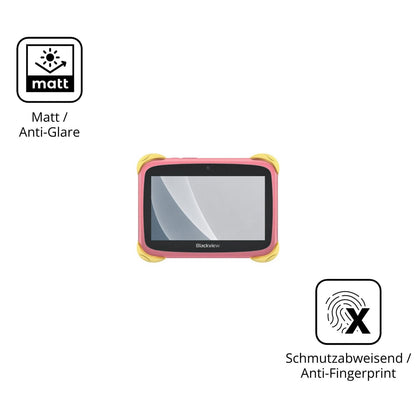 2x 9H Schutzfolie matt für Blackview Link Mini Kids Panzerfolie