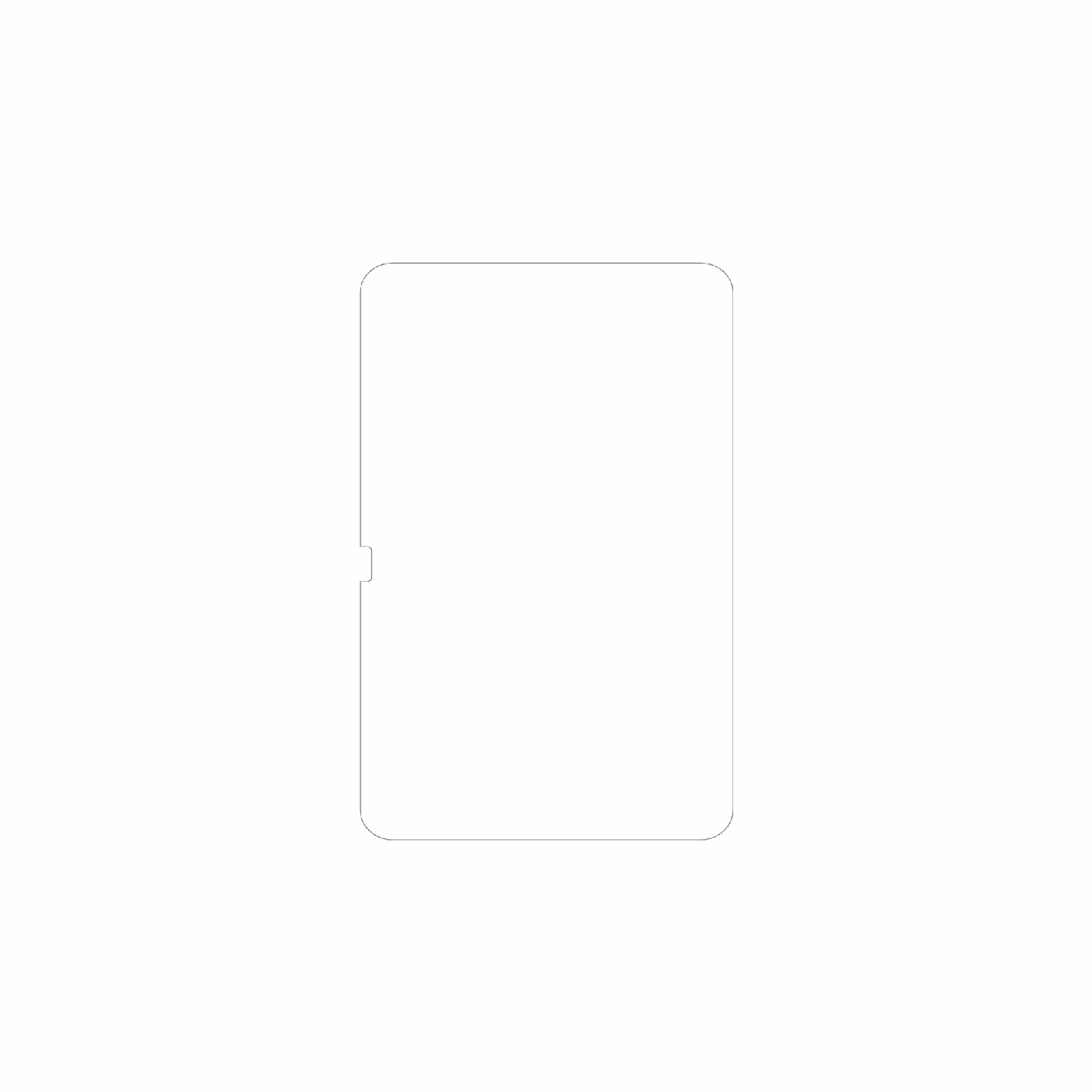 dipos Displayschutz für Blackview Oscal Pad 200, mattierte Oberfläche, geringe Dicke und perfekte Passform