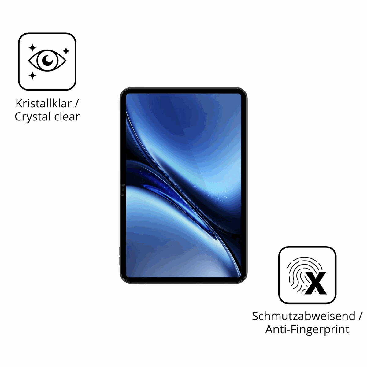 Flexible TPU-Folie passend zugeschnitten für Blackview Oscal Pad 200, vollständige Abdeckung