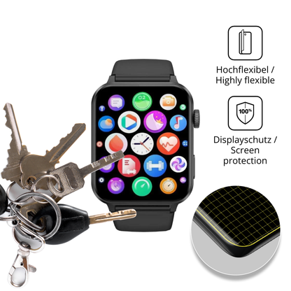 dipos Displayschutz für Blackview R30 Max, transparente Oberfläche, geringe Dicke und perfekte Passform