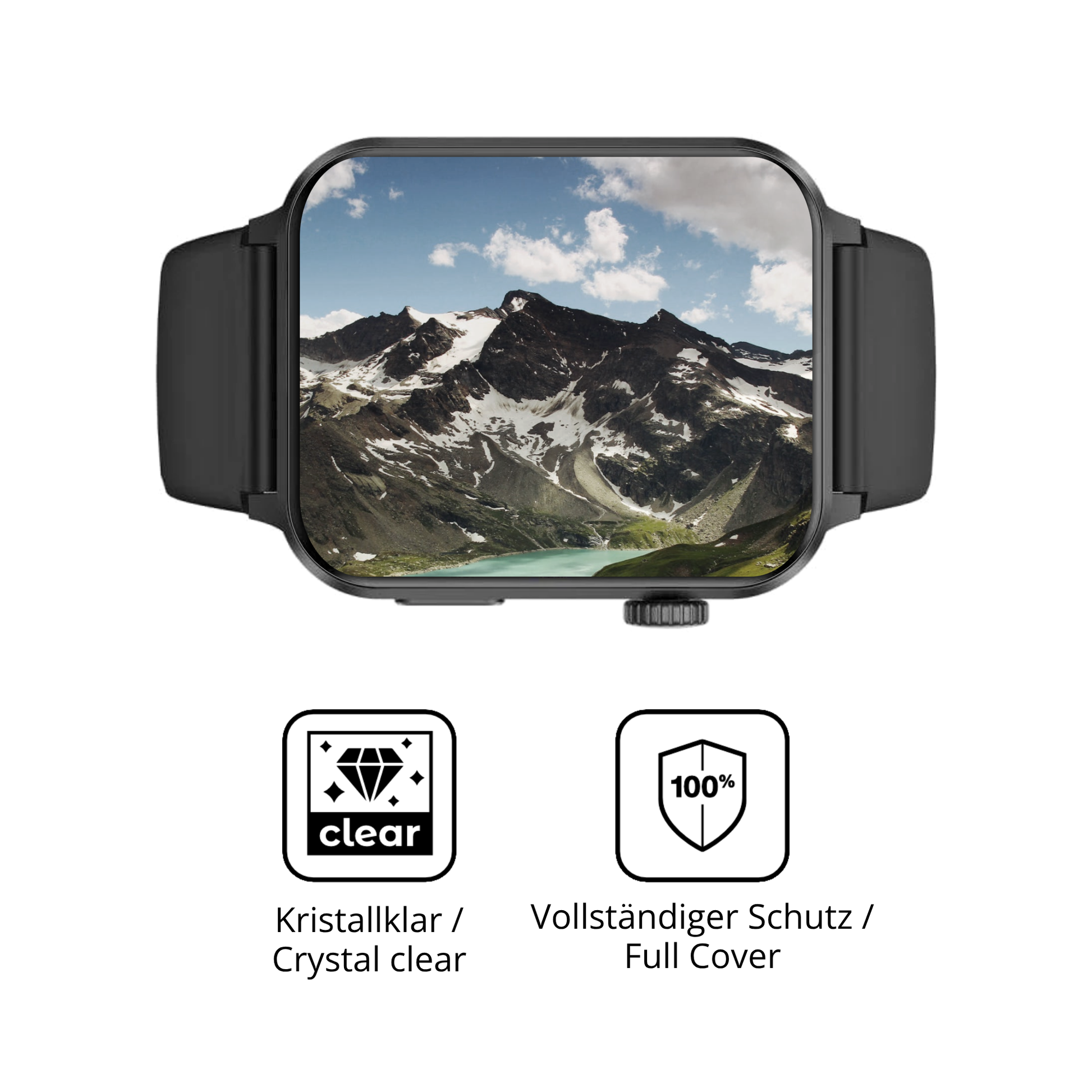 Dünne und klare Folie passend zugeschnitten für Blackview R30 Max