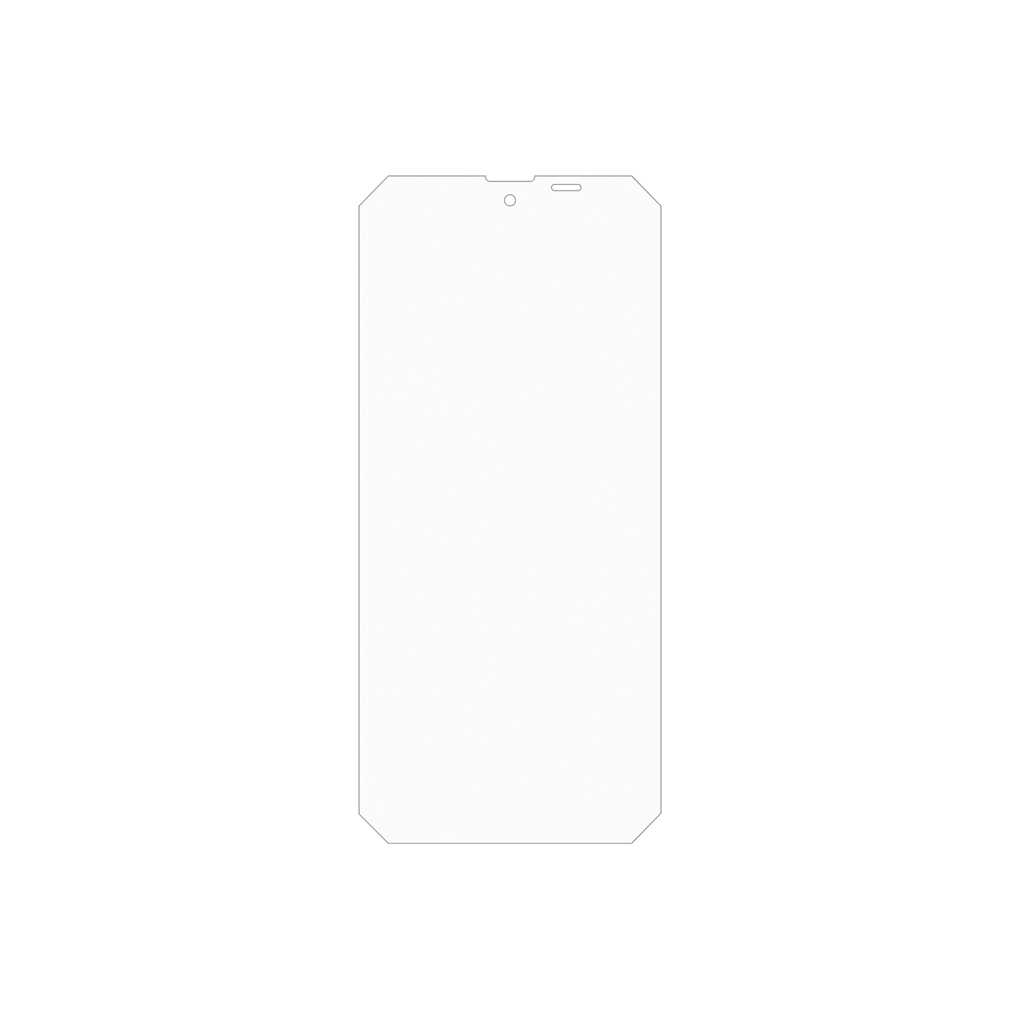 dipos Displayschutz für Blackview Rock 1, mattierte Oberfläche, geringe Dicke und perfekte Passform
