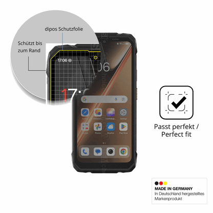 Schutz gegen Kratzer auf dem Blackview Rock 1 Pro Glas durch Schlüssel oder Ähnliches