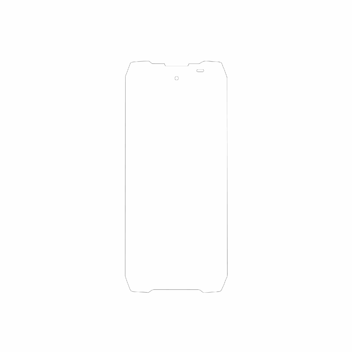 dipos Displayschutz für Blackview Rock 2, mattierte Oberfläche, geringe Dicke und perfekte Passform
