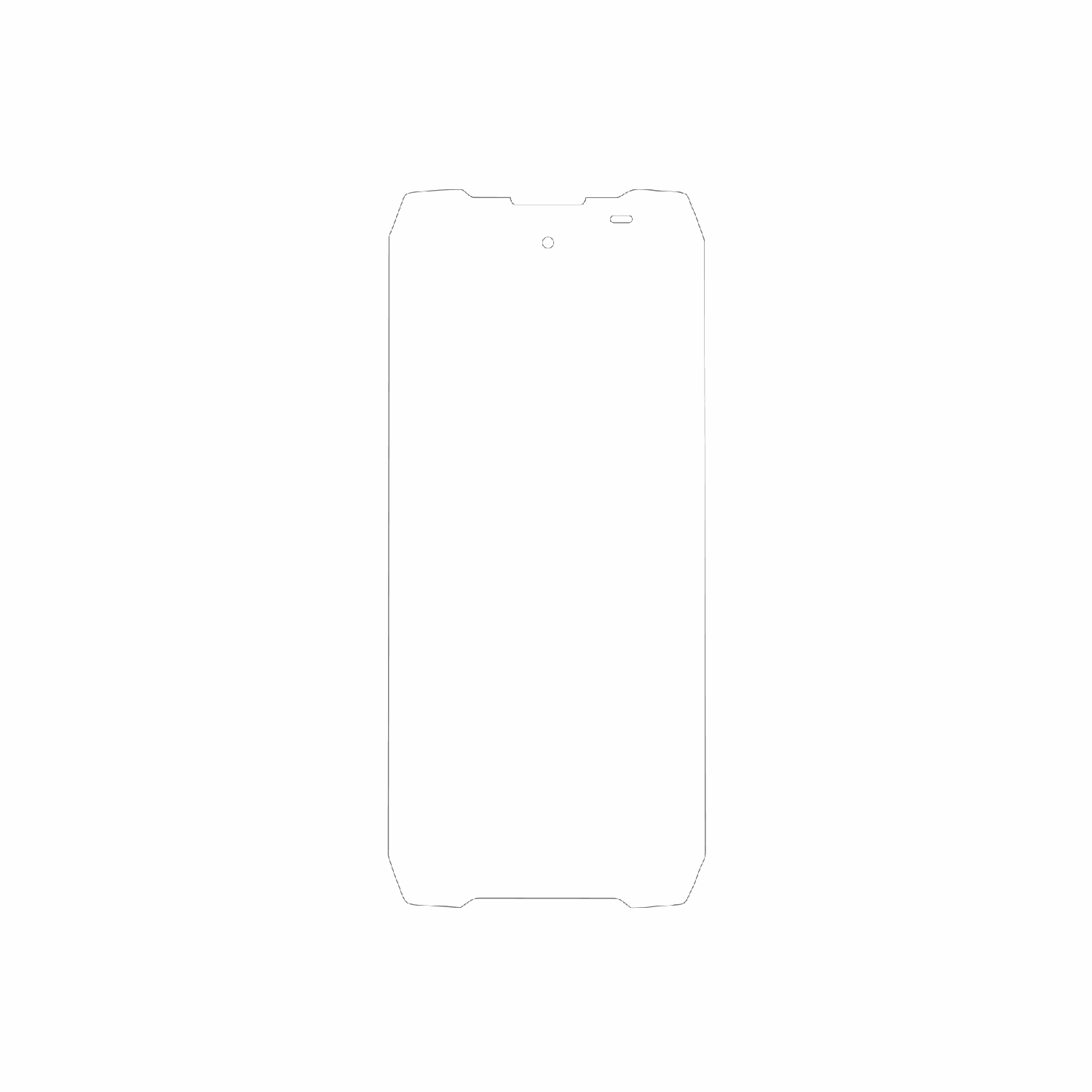dipos Displayschutz für Blackview Rock 2, mattierte Oberfläche, geringe Dicke und perfekte Passform