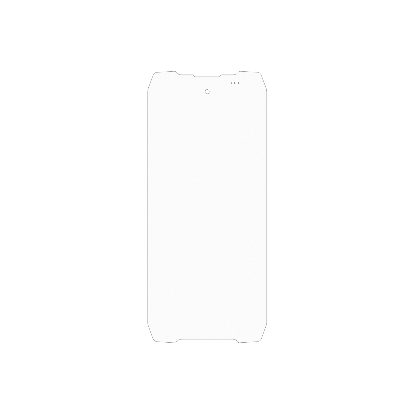 dipos Displayschutz für Blackview Rock 2 Pro, mattierte Oberfläche, geringe Dicke und perfekte Passform