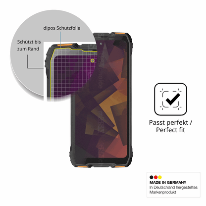 Schutz gegen Kratzer auf dem Blackview Rock 3 Glas durch Schlüssel oder Ähnliches