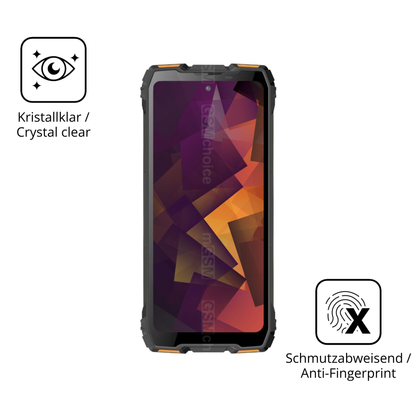 Flexible TPU-Folie passend zugeschnitten für Blackview Rock 3, vollständige Abdeckung
