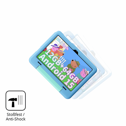 Schutz gegen Kratzer auf dem Blackview Tab 20 Kids Glas durch Schlüssel, Stöße gegen die Tischkante oder Stürze