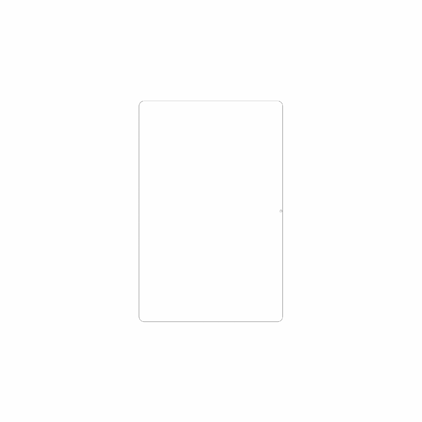 dipos Displayschutz für Blackview Tab 9 11 Zoll, mattierte Oberfläche, geringe Dicke und perfekte Passform