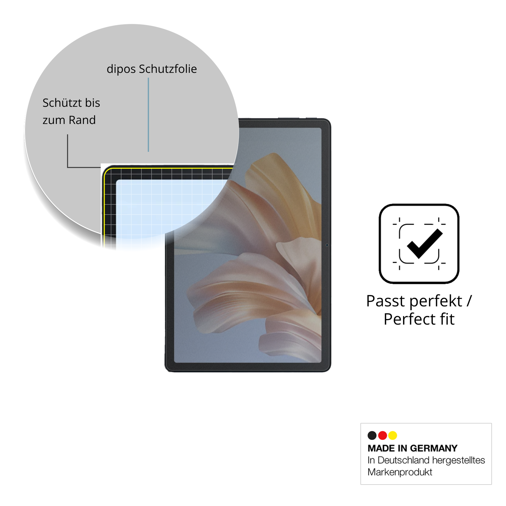 Schutz gegen Kratzer auf dem Blackview Tab 9 11 Zoll Glas durch Schlüssel oder Ähnliches