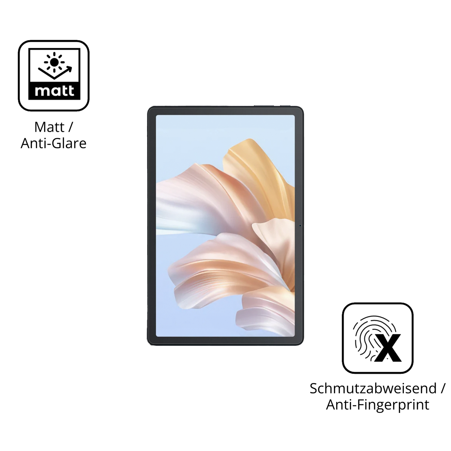 9H Hartbeschichtete, flexible Folie passend zugeschnitten für Blackview Tab 9 11 Zoll