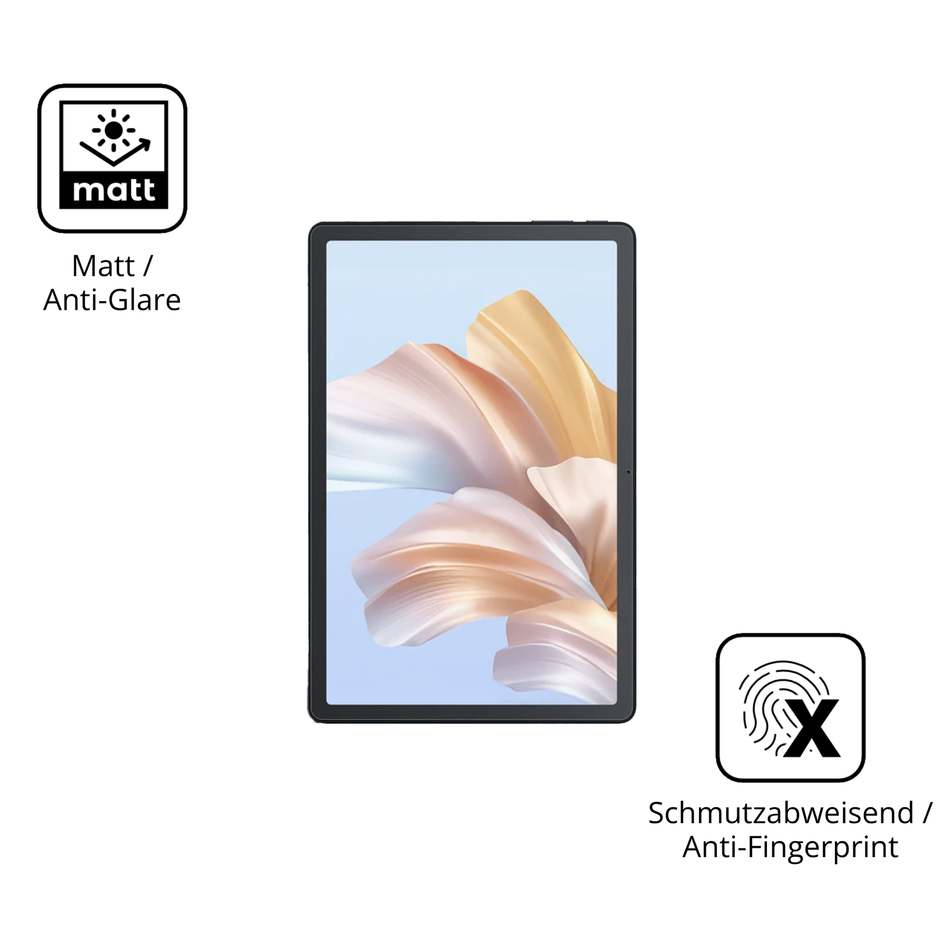 9H Hartbeschichtete, flexible Folie passend zugeschnitten für Blackview Tab 9 11 Zoll