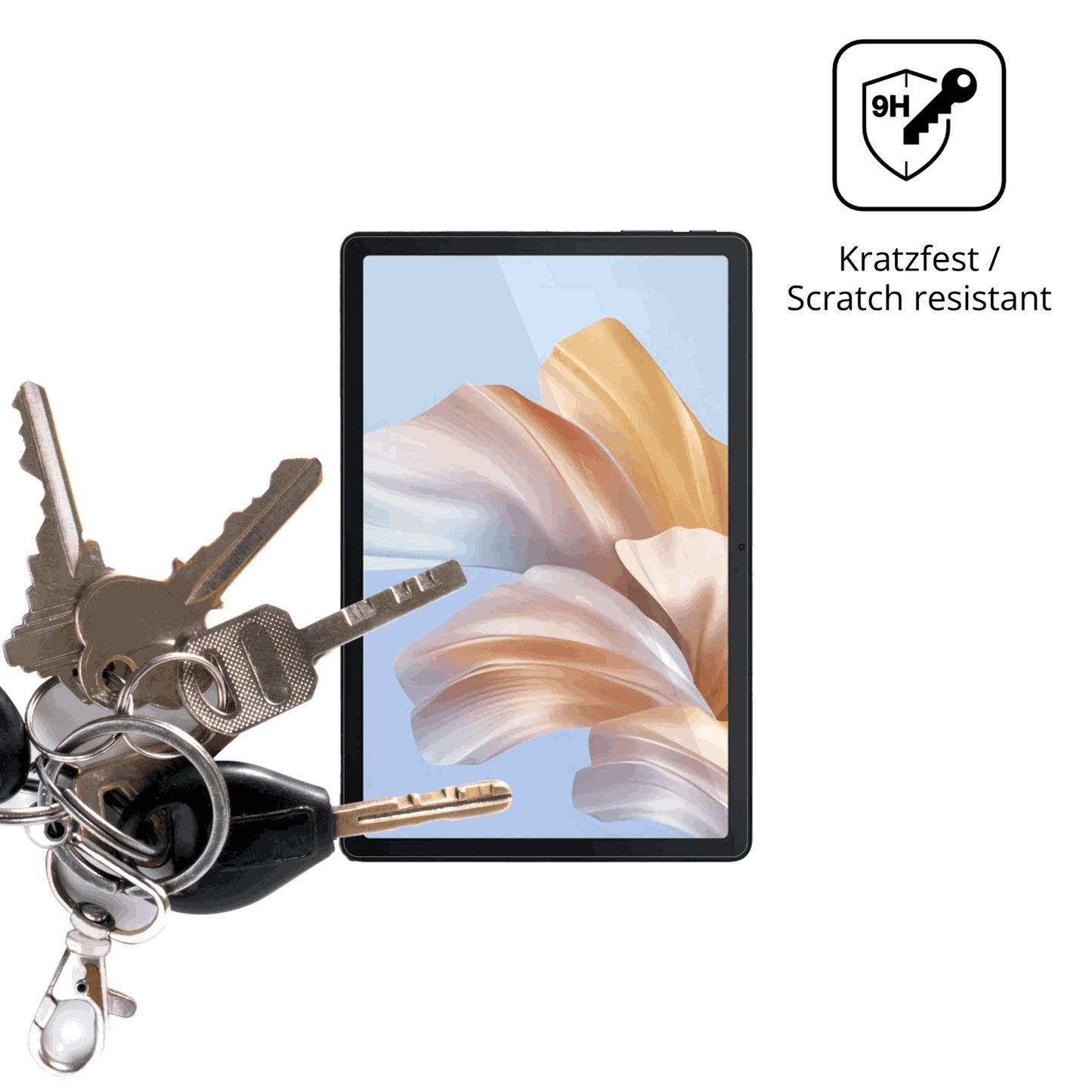 dipos Displayschutz für Blackview Tab 9 11 Zoll, transparente Oberfläche, perfekte Passform auch für die Rundungen