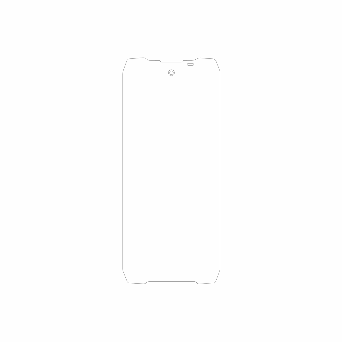dipos Displayschutz für Blackview Xplore 1 Pro, mattierte Oberfläche, geringe Dicke und perfekte Passform