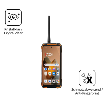 Flexible TPU-Folie passend zugeschnitten für Blackview Xplore 1 Walkie Talkie, vollständige Abdeckung