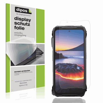 Matte Displayschutzfolie von dipos passend für Blackview Xplore 2 5G, präziser Zuschnitt und blasenfrei montiert