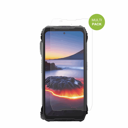 BlackviewXplore 2 5G mit aufgebrachter dipos Displayschutzfolie, die lästige Fingerabdrücke minimiert