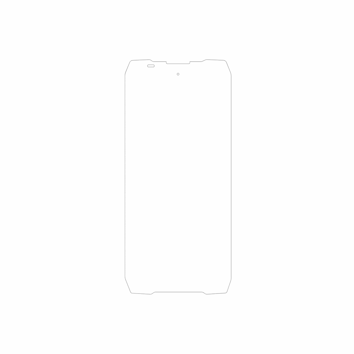 dipos Displayschutz für Blackview Xplore 2 5G, mattierte Oberfläche, geringe Dicke und perfekte Passform