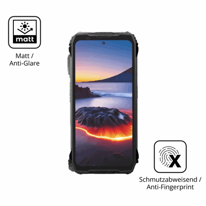 Dünne und entspiegelnde Folie passend zugeschnitten für Blackview Xplore 2 5G